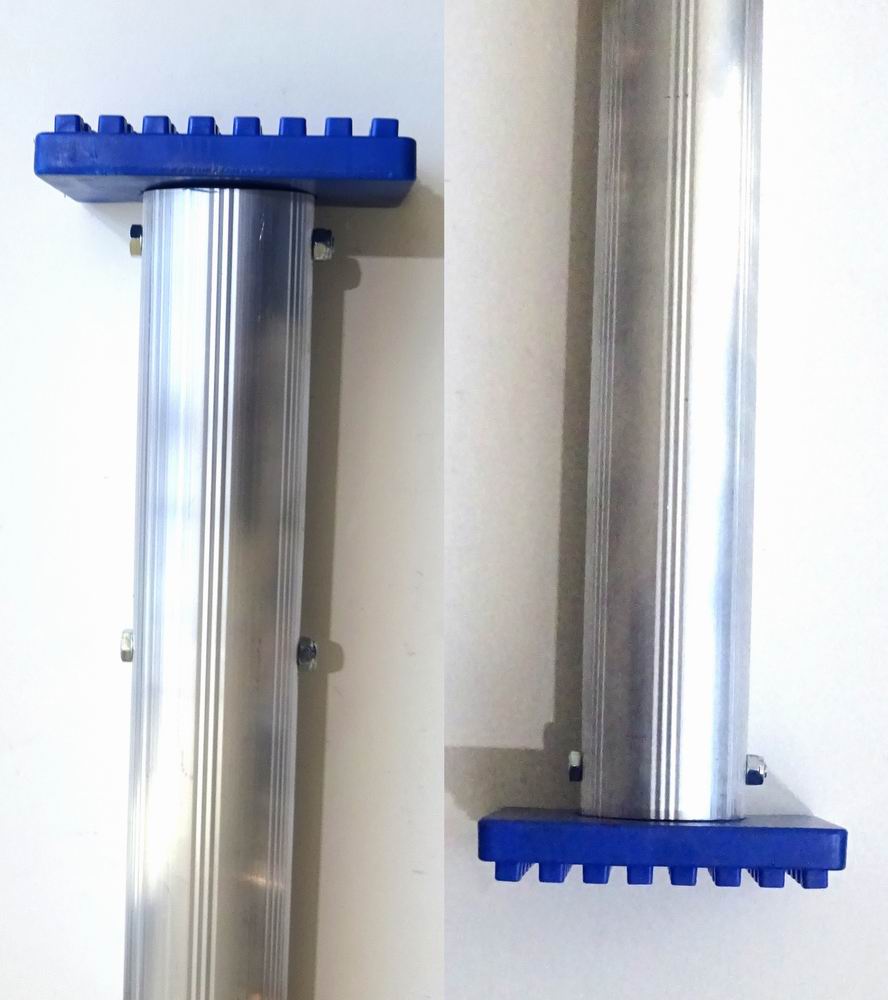 Sperrstange mit Gummiauflage beidseitig Sperrstange mit Gummiauflage beidseitig
